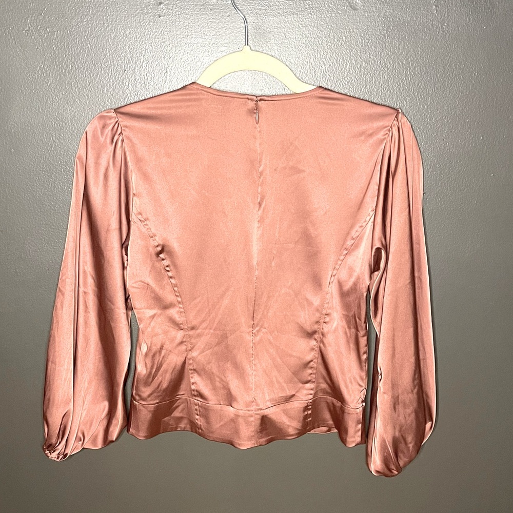 EXPRESS ROSE GOLD BLOUSE - Picture 3 of 9